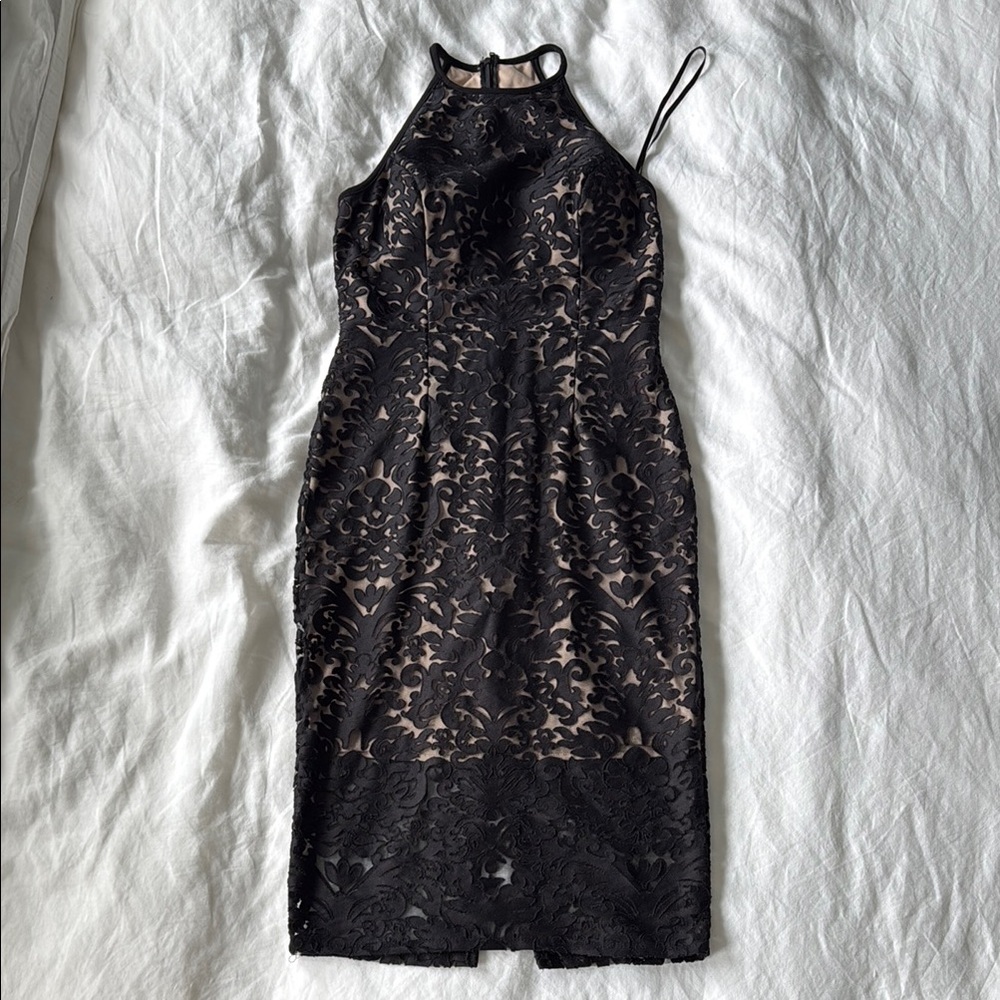 Elegant Black Lace Dress